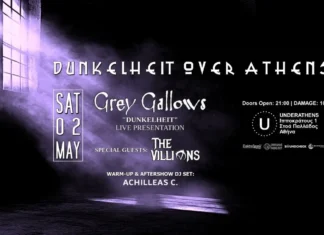 Dunkelheit Over Athens: Grey Gallows & The Villions στο Underathens Grey Gallows The Villions Underathens