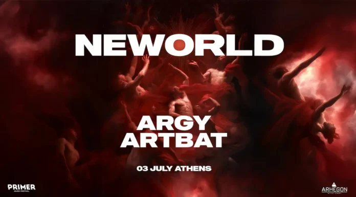 NEWORLD στην Αθήνα: Argy και ARTBAT σε ένα εκρηκτικό Open Air Event NEWORLD Argy ARTBAT Αθήνα