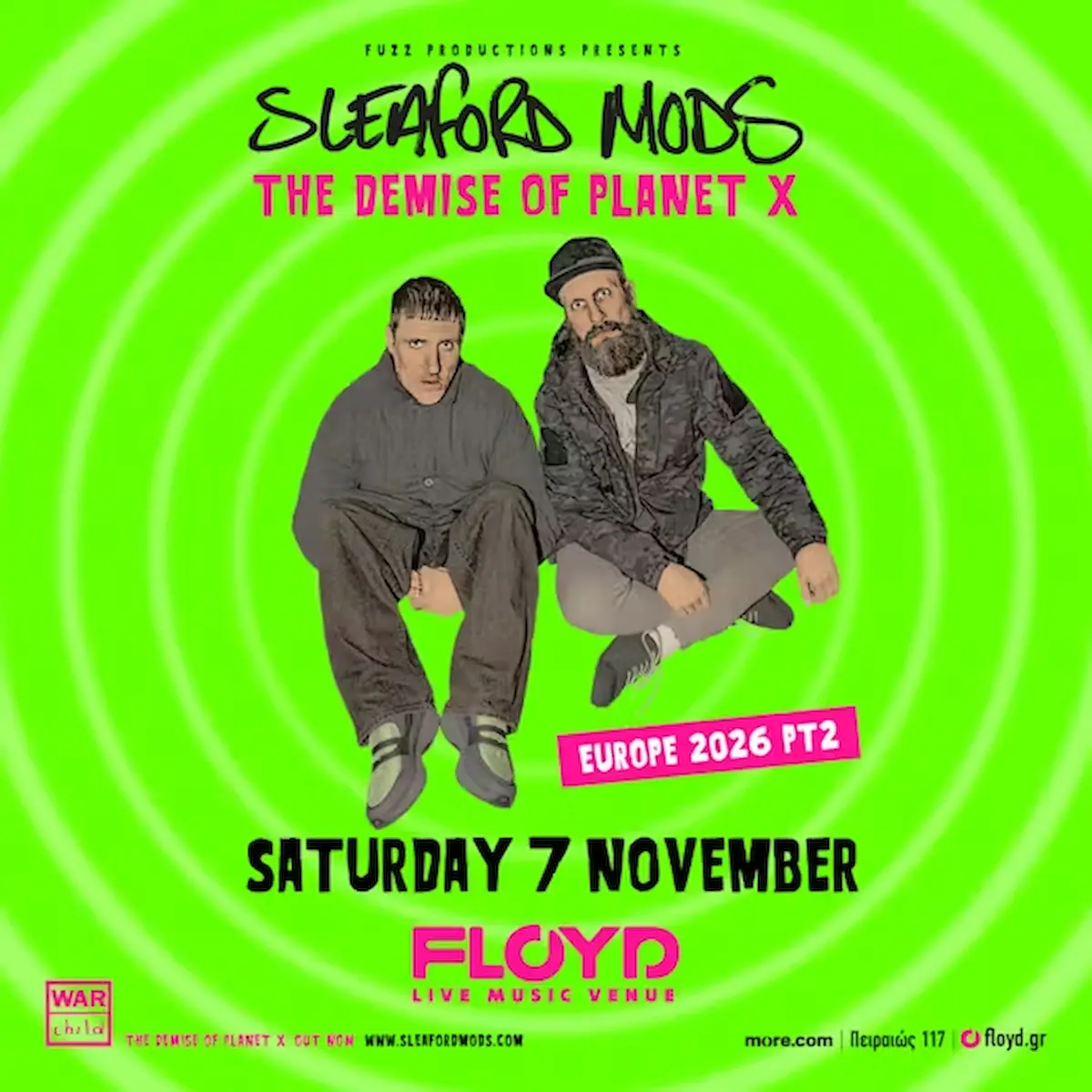 Sleaford Mods Floyd Αθήνα