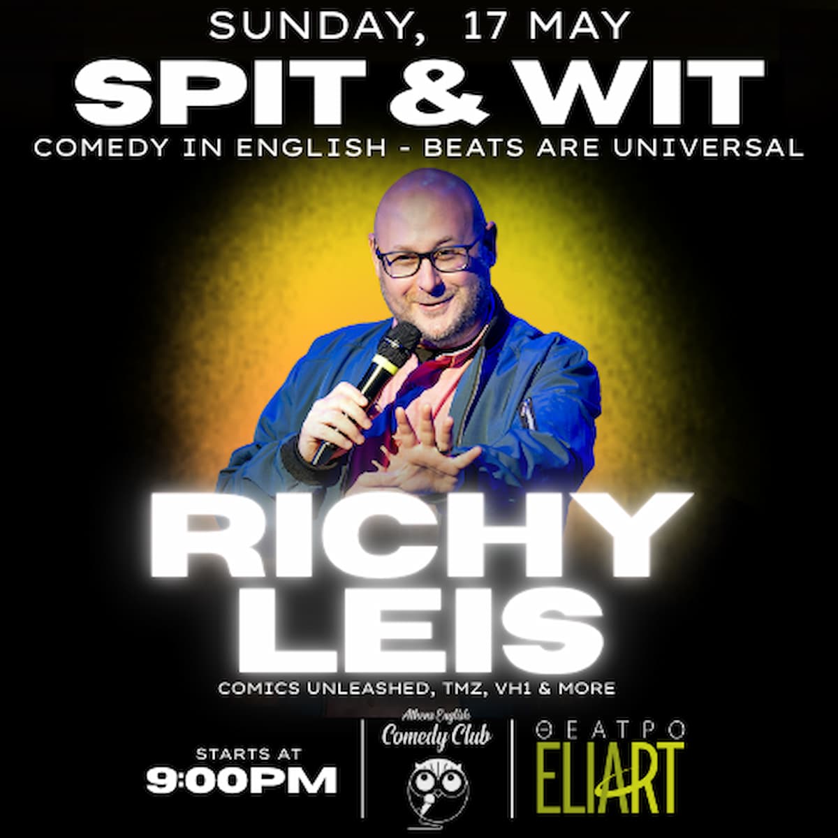 Richy Leis Athens English Comedy Club