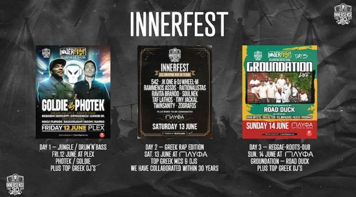 InnerFest 2026 Αθήνα: 30 Χρόνια Innersense σε PLEX & ΠΛΥΦΑ InnerFest 2026 Αθήνα