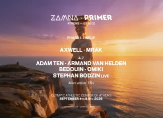 ZAMNA x PRIMER: Ανακοινώθηκαν τα Πρώτα Ονόματα για το ΟΑΚΑ (Axwell, MRAK, Armand Van Helden) ZAMNA x PRIMER: Ανακοινώθηκαν τα πρώτα ονόματα Axwell, MRAK, Armand Van Helden και 4 ακόμη διεθνείς artists στην πρώτη φάση ανακοινώσεων του ZAMNA x PRIMER. Το countdown για το μεγαλύτερο φεστιβάλ ηλεκτρονικής μουσικής της Ελλάδας συνεχίζεται και το ZAMNA x PRIMER αποκαλύπτει το πρώτο κύμα καλλιτεχνών που θα μετατρέψουν το ΟΑΚΑ σε παγκόσμιο dance προορισμό στις 4 και 5 Σεπτεμβρίου 2026. Μετά την ανακοίνωση της ιστορικής σύμπραξης ανάμεσα στο παγκόσμιο φαινόμενο Zamna και το Primer Music Festival, έρχεται το πρώτο line-up release να επιβεβαιώσει ότι αυτό το one-off διήμερο θα κινηθεί σε επίπεδα που η ελληνική σκηνή δεν έχει ξαναζήσει. Από legends της house μουσικής μέχρι κορυφαία ονόματα της melodic techno και της νέας generation electronic σκηνής, το πρώτο chapter του line-up δίνει μόνο μια πρώτη γεύση από αυτό που έρχεται — και είναι τεράστιο. Γιατί αυτό είναι μόνο η αρχή: περισσότεροι από 15 καλλιτέχνες θα ανακοινωθύν το επόμενο διάστημα, διαμορφώνοντας ένα από τα πιο πολυσυλλεκτικά και εντυπωσιακά line-ups που έχουν εμφανιστεί ποτέ στην Αθήνα. FIRST LINE UP RELEASE A-Z More TBA soon Adam Ten Ένα από τα πιο ανερχόμενα και επιδραστικά ονόματα της σύγχρονης electronic σκηνής. Με χαρακτηριστικά tracks όπως τα “Spring Girl”, “I Don’t Care”, “The Queen” και το viral remix του “Walking On A Dream”, έχει δημιουργήσει έναν ξεχωριστό ήχο που συνδυάζει house, tribal και psychedelic grooves, κατακτώντας dancefloors και festival stages σε όλο τον κόσμο. Armand Van Helden Ένας πραγματικός θρύλος της dance μουσικής και από τους πιο επιδραστικούς παραγωγούς όλων των εποχών. Με all-time classics όπως τα “You Don’t Know Me”, “My My My” και “Bonkers”, ο Armand Van Helden έχει διαμορφώσει τον ήχο της house σκηνής για πάνω από τρεις δεκαετίες, συνεχίζοντας να γεμίζει clubs και festival stages σε όλο τον κόσμο. Axwell Ιδρυτικό μέλος των Swedish House Mafia και ένα από τα μεγαλύτερα ονόματα στην ιστορία της ηλεκτρονικής μουσικής. Μέσα από παγκόσμια anthems όπως τα “Don’t You Worry Child”, “One (Your Name)” και “More Than You Know”, ο Axwell έχει συνδέσει το όνομά του με τις πιο μεγάλες στιγμές της progressive house και των σύγχρονων festivals, δημιουργώντας έναν ήχο που συνεχίζει να ενώνει γενιές clubbers και ravers σε όλο τον κόσμο. Bedouin Ένα πολύ ξεχωριστό dj duo της παγκόσμιας electronic σκηνής, `που συνηθίζει να συνδυάζει deep house, organic instrumentation και melodic techno σε ένα απόλυτα ατμοσφαιρικό μουσικό ταξίδι. Με αγαπημένα tracks όπως τα “Whistleman”, “Straight To The Heart” και “Set The Controls For The Heart Of The Sun”, αλλά και με τα immersive, storytelling-driven DJ sets τους, έχουν μαγέψει κοινό σε κορυφαία clubs, διεθνή festivals, ανάμεσα τους και το Burning Man στο οποίο εμφανίζονται για πάνω από μία δεκαετία. Omiki Συνδυάζοντας τη δύναμη της psytrance με την κομψότητα της melodic techno, ο Omiki έχει εξελιχθεί σε ένα από τα πιο επιτυχημένα και πολυσυζητημένα ονόματα της παγκόσμιας electronic σκηνής. Με tracks και collaborations όπως τα “Dona” με τον Argy, “Balkan” και “Safari”, δημιουργεί έναν cinematic ήχο που ενώνει tribal ρυθμούς, έντονο συναίσθημα και απόλυτη dancefloor ενέργεια. Οι εμφανίσεις του στα Tomorrowland, Ultra Miami και EDC επιβεβαιώνουν το status του ως ενός από τα πιο exciting acts της νέας γενιάς. MRAK Ο mastermind πίσω από το Tale Of Us και ένας από τους βασικούς πρωταγωνιστές της melodic techno παγκοσμίως. Μέσα από το solo project του, ο MRAK παρουσιάζει μια βαθιά συναισθηματική και κινηματογραφική προσέγγιση στον ήχο, με tracks όπως τα “Equilibrium” και “Nobody”, μετατρέποντας κάθε εμφάνισή του σε μια immersive audiovisual εμπειρία. Stephan Boznik (live) Με σκοτεινή αισθητική, δυναμικά grooves και ξεχωριστή underground ταυτότητα, ο Stephan Boznik αποτελεί ένα από τα πιο ανερχόμενα acts της ευρωπαϊκής ηλεκτρονικής σκηνής. Μέσα από releases που κινούνται ανάμεσα στη melodic techno και το peak-time club sound, έχει καταφέρει να ξεχωρίσει για τα έντονα, ατμοσφαιρικά sets και την καθηλωτική ενέργεια που δημιουργεί σε κάθε stage. Το ZAMNA x PRIMER θα απλωθεί σε 4 διαφορετικά stages (2 κάθε μέρα), ενώ η signature παραγωγή του Primer θα συναντήσει τη καθηλωτική εμπειρία του Tulum, δημιουργώντας ένα audiovisual περιβάλλον παγκόσμιου επιπέδου. Και αυτό είναι μόνο το πρώτο release. Πολλά ακόμη παγκόσμια ονόματα, special guests και artists από κάθε πλευρά της ηλεκτρονικής μουσικής σκηνής θα προστεθούν σύντομα στο line-up. Stay tuned! Η αντίστροφη μέτρηση έχει ξεκινήσει και τα Full Day Passes (2 ημέρες, όλα τα stages) είναι ακόμη διαθέσιμα. Πατήστε εδώ. ZAMNA x PRIMER 4-5 Σεπτεμβρίου, ΟΑΚΑ