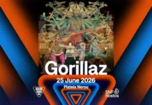 Gorillaz στο Release Athens 2026: Νέα εισιτήρια στην Πλατεία Νερού Gorillaz Release Athens 2026