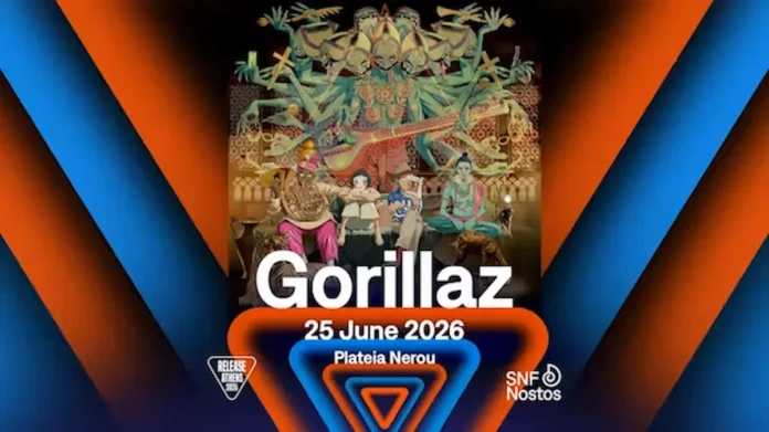 gorillaz-1 Gorillaz Release Athens 2026