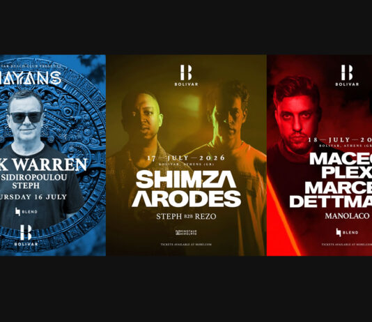Ηλεκτρονικό τριήμερο-φωτιά στο Bolivar Beach Club με Nick Warren, Maceo Plex, Marcel Dettmann, Shimza και ARODES