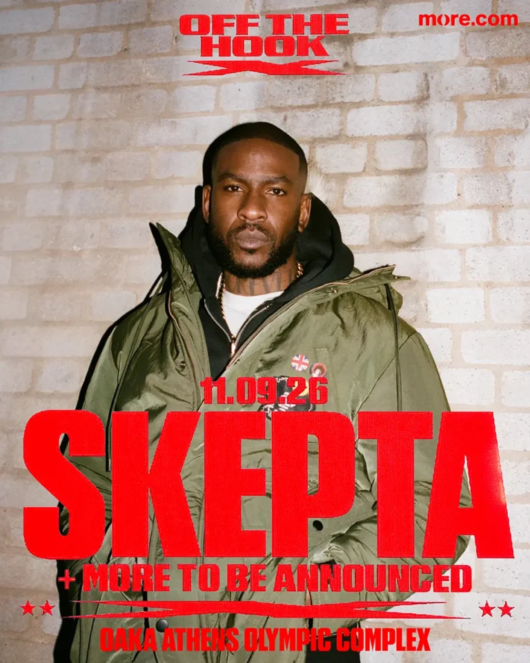 Off The Hook Festival 2026: Ο Skepta στο ΟΑΚΑ με Εθισμό και Gxhan