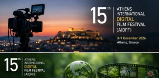 15ο Διεθνές Φεστιβάλ Ψηφιακού Κινηματογράφου Αθήνας: Ανοιχτή πρόσκληση σε δημιουργούς | Υποβολές έως την 1η Οκτωβρίου 2026 15ο Διεθνές Φεστιβάλ Ψηφιακού Κινηματογράφου Αθήνας: Ανοιχτή πρόσκληση σε δημιουργούς – Υποβολές έως την 1η Οκτωβρίου 2026