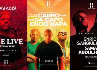 Το μεγάλο closing του Αυγούστου στο Bolivar Beach Club: Âme Live, Afro House b3b και Techno κορύφωση με Enrico Sangiuliano & Sama’ Abdulhadi