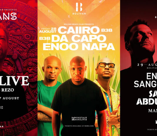 Το μεγάλο closing του Αυγούστου στο Bolivar Beach Club: Âme Live, Afro House b3b και Techno κορύφωση με Enrico Sangiuliano & Sama’ Abdulhadi