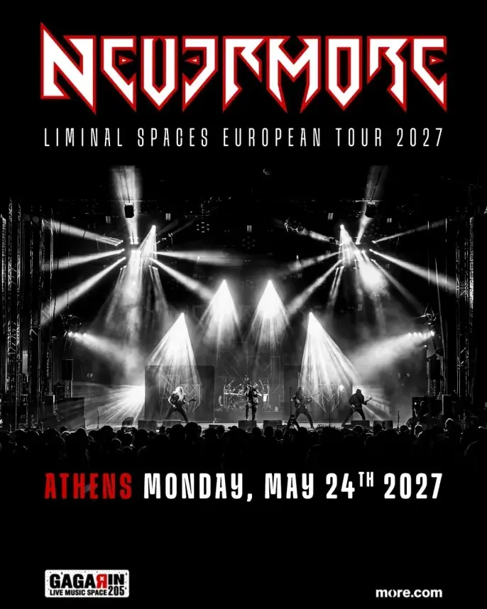 Οι Nevermore επιστρέφουν στην Ελλάδα μετά από 17 χρόνια