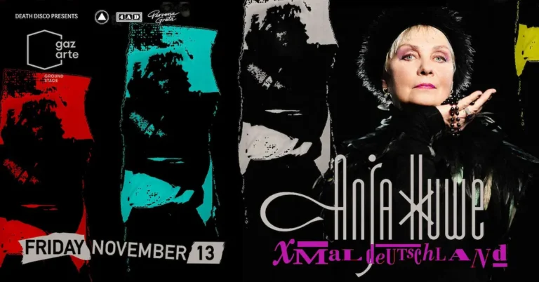 Η ιέρεια του post-punk Anja Huwe (Xmal Deutschland) ζωντανά στην Αθήνα